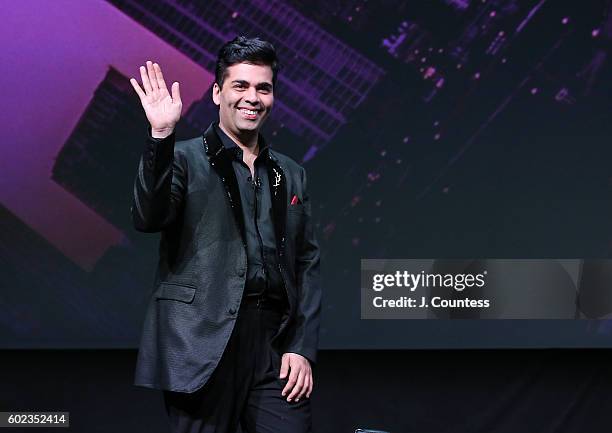 Director/actor Karan Johar takes the stage for the 2016 Toronto International Film Festival - In Conversation With... Karan Johar at Glenn Gould...