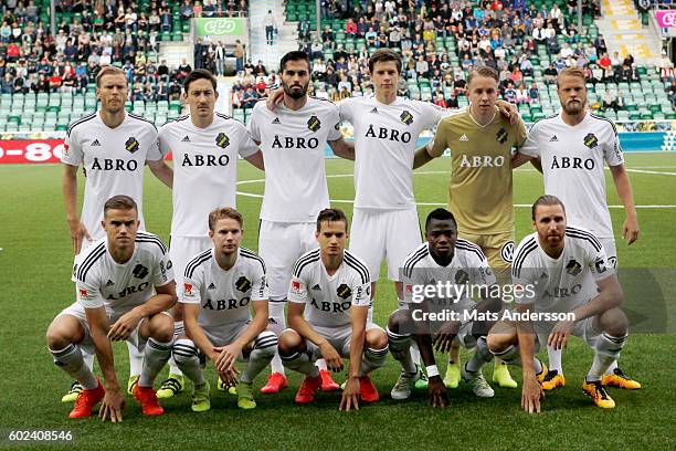 Before the Allsvenskan match between GIF Sundsvall and AIK at Norrporten Arena on September 11, 2016 in Sundsvall, Sweden.