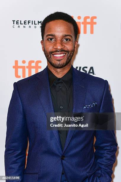 Actor Andre Holland attends the premiere of 'Moonlight' during the 2016 Toronto International Film Festival at Winter Garden Theatre on September 10,...