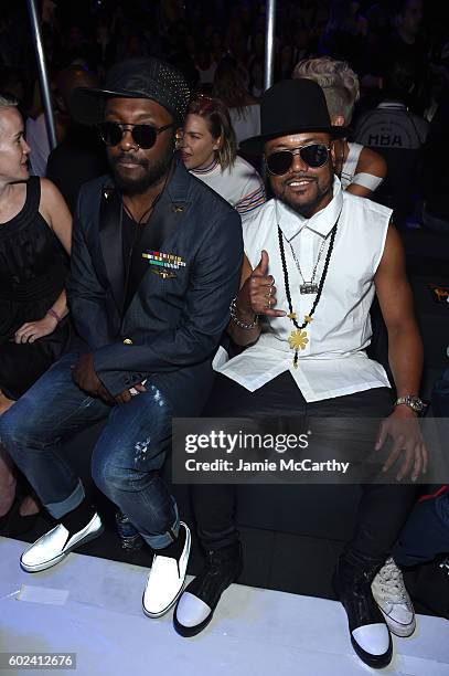 Will.i.am apl.de.ap attend the Hood By Air fashion show during New York Fashion Week: The Shows at The Arc, Skylight at Moynihan Station on September...