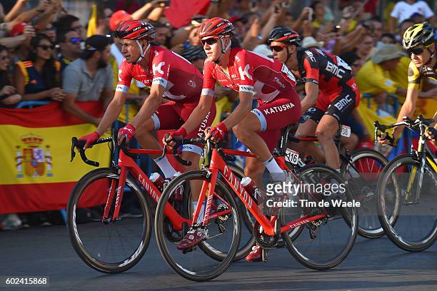 71st Tour of Spain 2016 / Stage 21 Matvey MAMYKIN / Egor SILIN / Las Rozas - Madrid / La Vuelta /