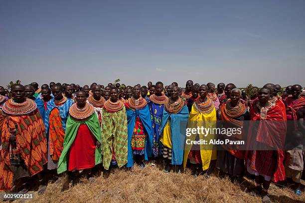 kenya, nanyuki, samburu tribe of kisargei - nanyuki stock pictures, royalty-free photos & images