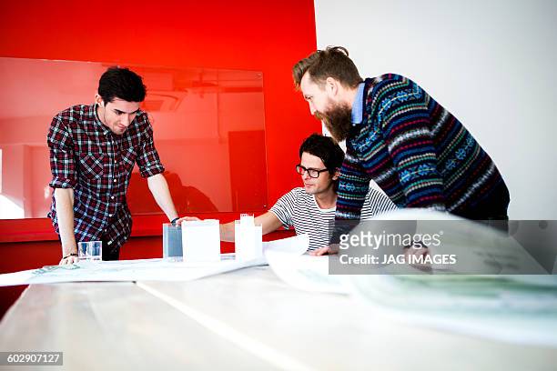 architects having a meeting in their studio - life drawing model stock pictures, royalty-free photos & images
