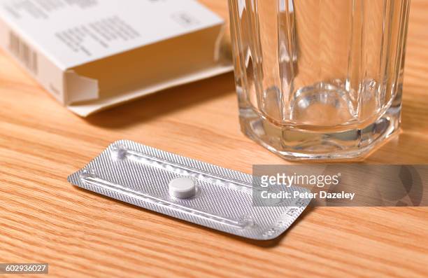 morning after pill - contraceptive stock-fotos und bilder