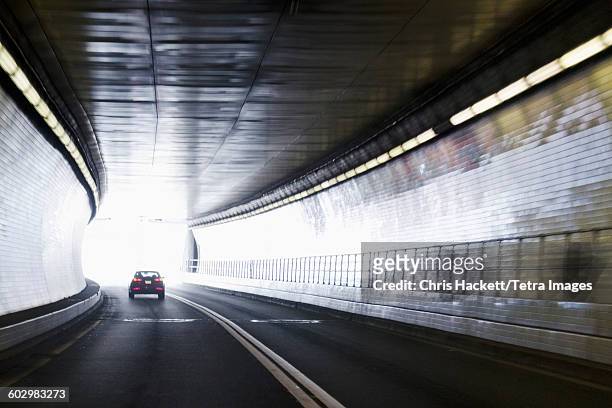 usa, maryland, baltimore, car driving in tunnel - baltimore maryland daytime stock pictures, royalty-free photos & images