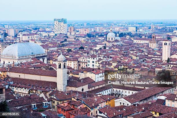 italy, lombardy, townscape of brescia - 布雷西亞 個照片及圖片檔