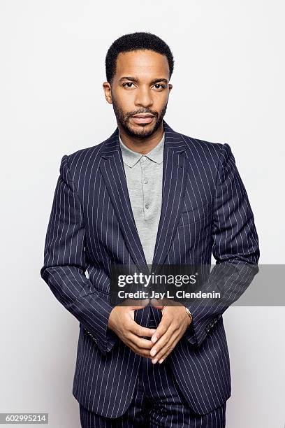 Actor Andre Holland of 'Moonlight' poses for a portraits at the Toronto International Film Festival for Los Angeles Times on September 10, 2016 in...