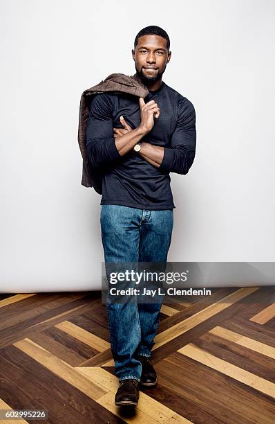 Actor Trevante Rhodes of 'Moonlight' poses for a portraits at the Toronto International Film Festival for Los Angeles Times on September 10, 2016 in...