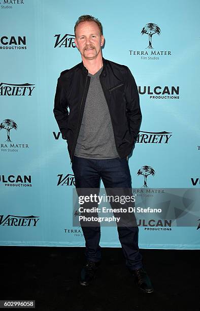 Filmmaker Morgan Spurlock attends Variety's Creative Conscience Symposium during the 2016 Toronto International Film Festival at The Spoke Club on...