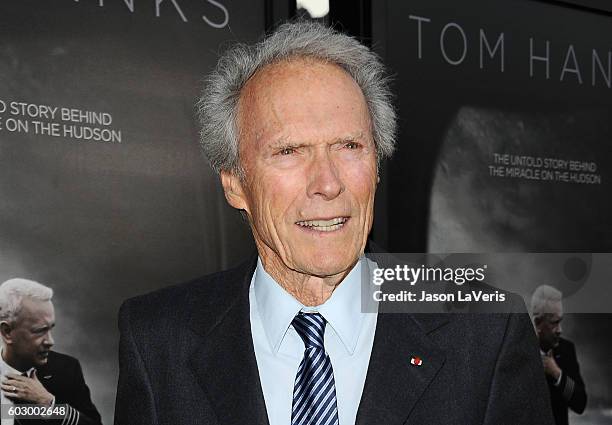 Director Clint Eastwood attends a screening of "Sully" at Directors Guild Of America on September 8, 2016 in Los Angeles, California.