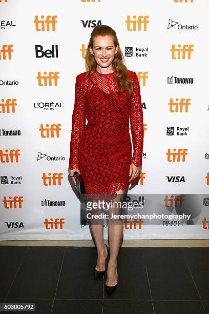 Actor Mireille Enos attends the "Katie Says Goodbye" premiere held at TIFF Bell Lightbox during the Toronto International Film Festival on September...