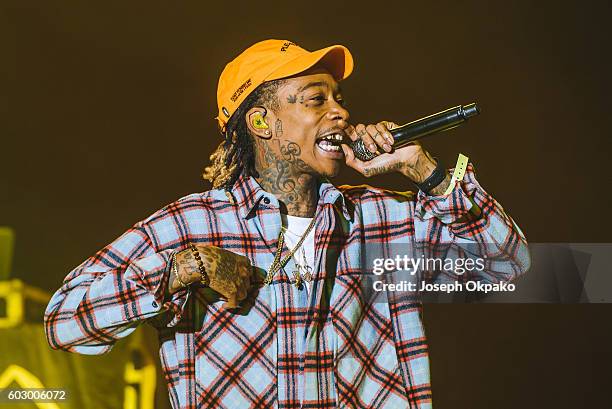 Wiz Khalifa performs on Day 4 of Bestival at Robin Hill Country Park on September 11, 2016 in Newport, Isle of Wight.