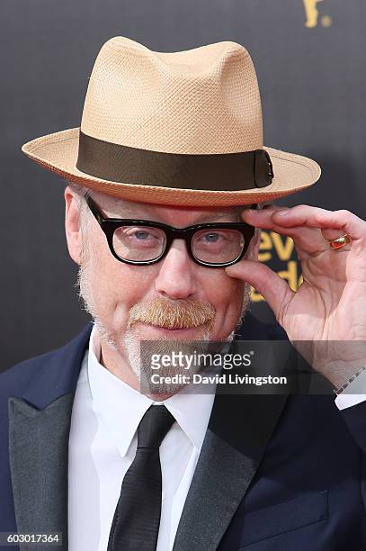 Industrial designer Adam Savage attends the 2016 Creative Arts Emmy Awards Day 2 at the Microsoft Theater on September 11, 2016 in Los Angeles,...