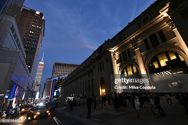 View of Skylight at Moynihan Station during New York Fashion Week: The Shows on September 11, 2016 in New York City.