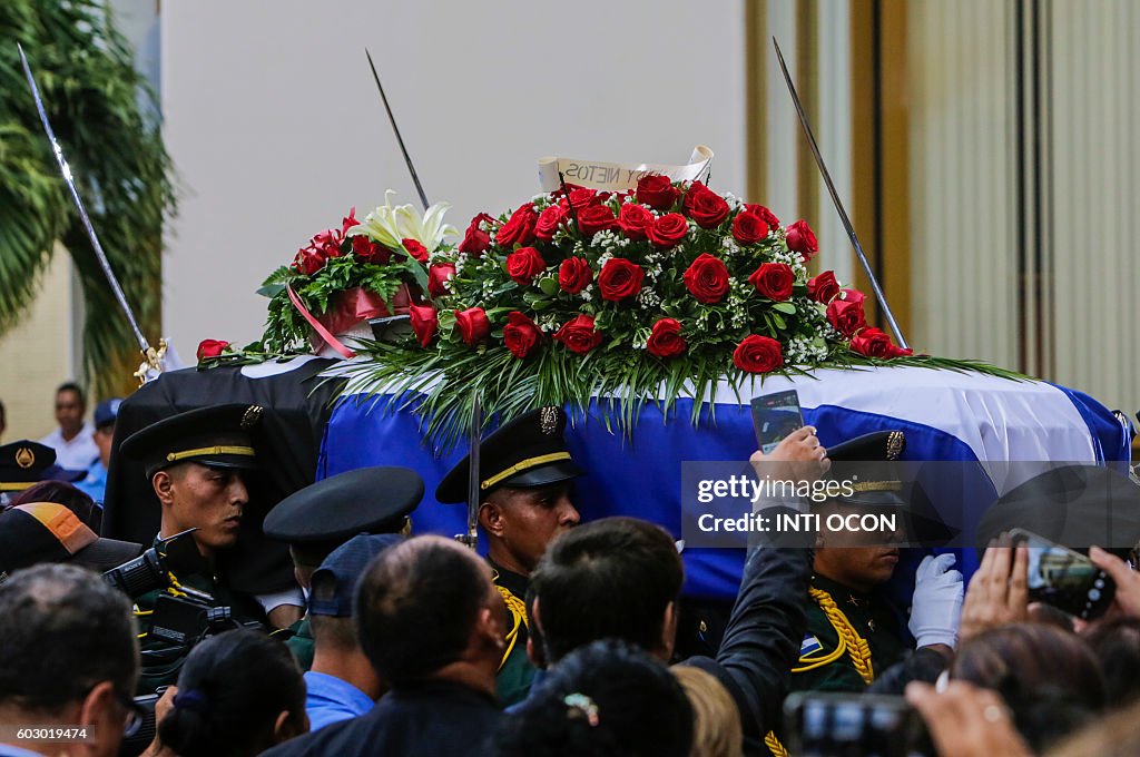 NICARAGUA-NUNEZ-FUNERAL