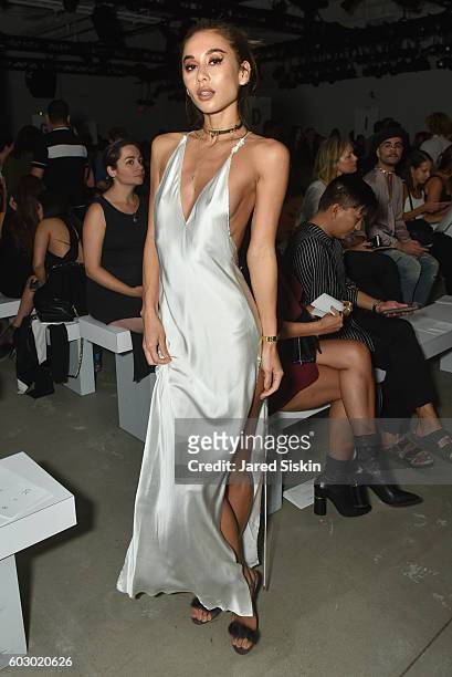 Rumi Neely attends Prabal Gurung - Front Row - September 2016 - New York Fashion Week: The Shows at The Gallery, Skylight at Clarkson Sq on September...