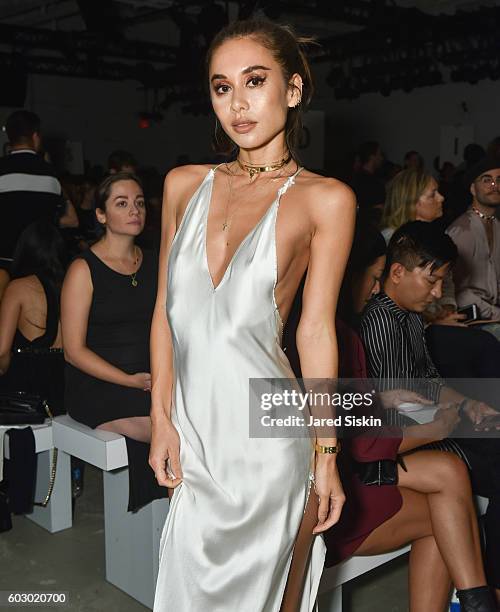 Rumi Neely attends Prabal Gurung - Front Row - September 2016 - New York Fashion Week: The Shows at The Gallery, Skylight at Clarkson Sq on September...