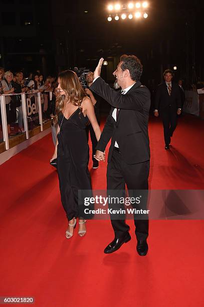 Musican Serj Tankian and wife Angela Madatyan attend the "The Promise" premiere during the 2016 Toronto International Film Festival at Roy Thomson...