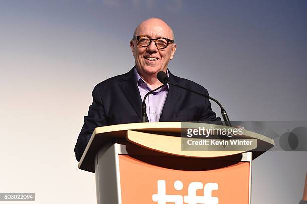 Director Terry George attends the "The Promise" premiere during the 2016 Toronto International Film Festival at Roy Thomson Hall on September 11,...