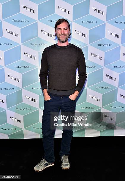 Actor Mark Duplass attends the Vanity Fair and Tiffany & Co. Private dinner toasting Lupita Nyong'o and celebrating Legendary Style at Shangri-La...