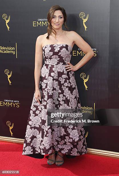 Actress Chelsea Peretti attends the 2016 Creative Arts Emmy Awards at Microsoft Theater on September 11, 2016 in Los Angeles, California.