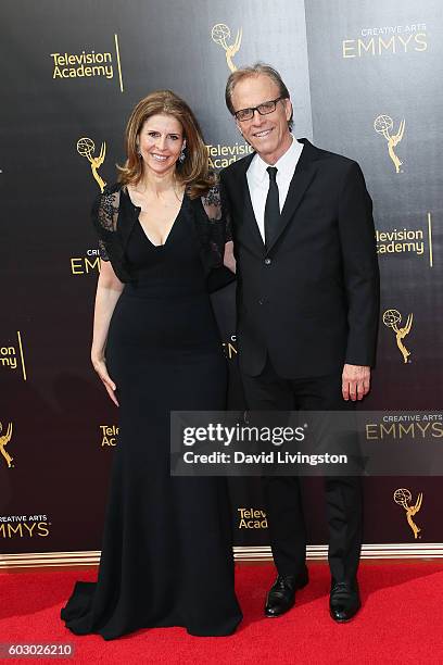 Amy Ziering and Kirby Dick attend the 2016 Creative Arts Emmy Awards Day 2 at the Microsoft Theater on September 11, 2016 in Los Angeles, California.