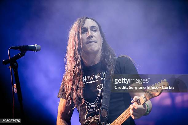 September 10: Manuel Agnelli of Italian alternative rock band Afterhours performs live at CarroPonte in Milan, Italy, for an evening dedicated to the...