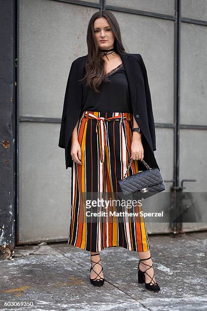 Alexandria Rosa is seen attending Christian Siriano during New York Fashion Week on September 10, 2016 in New York City.