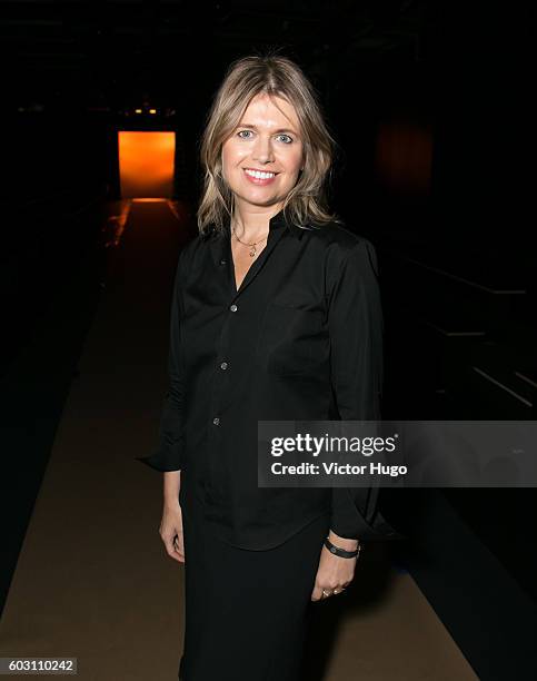 Jenny Packham during New York Fashion Week: The Shows at The Dock, Skylight at Moynihan Station on September 11, 2016 in New York City.