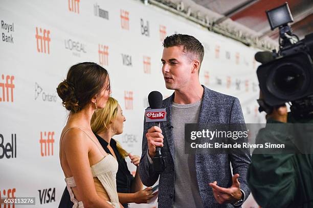 Actress Angela Sarafyan attends "The Promise" premiere during 2016 Toronto International Film Festival at Roy Thomson Hall on September 11, 2016 in...