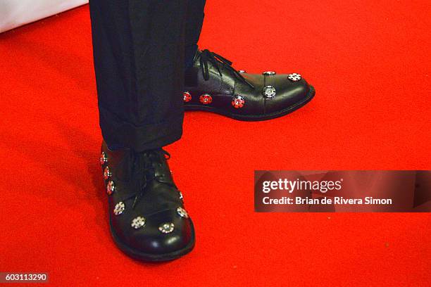 Actor Marwin Kenzari, shoe detail, attends "The Promise" premiere during 2016 Toronto International Film Festival at Roy Thomson Hall on September...