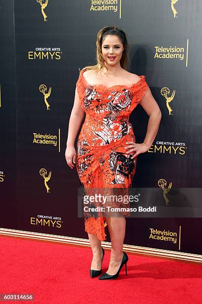 Kether Donohue attends the 2016 Creative Arts Emmy Awards held at Microsoft Theater on September 11, 2016 in Los Angeles, California.