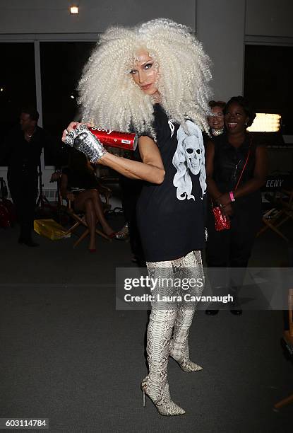 Designer Phillipe Blond backstage at The Blonds September 2016 New York Fashion Week at Milk Studios on September 11, 2016 in New York City.