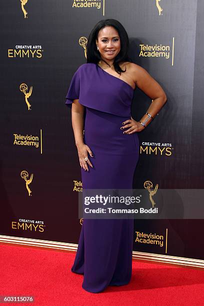 Tracie Thoms attends the 2016 Creative Arts Emmy Awards held at Microsoft Theater on September 11, 2016 in Los Angeles, California.