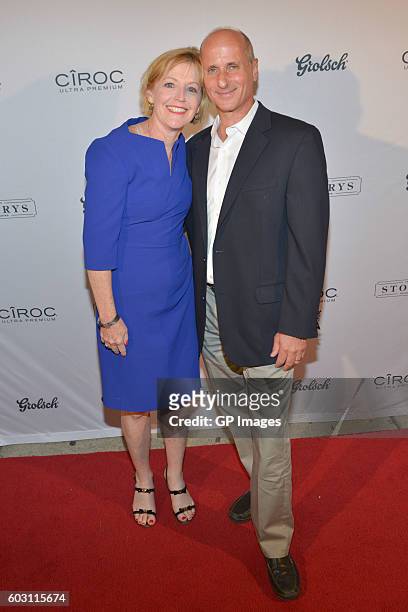 Margaret Wasserman and Gary Wasserman attend the "Katie Says Goodbye" TIFF Party hosted by CIROC and Grolsch at Storys Building on September 11, 2016...
