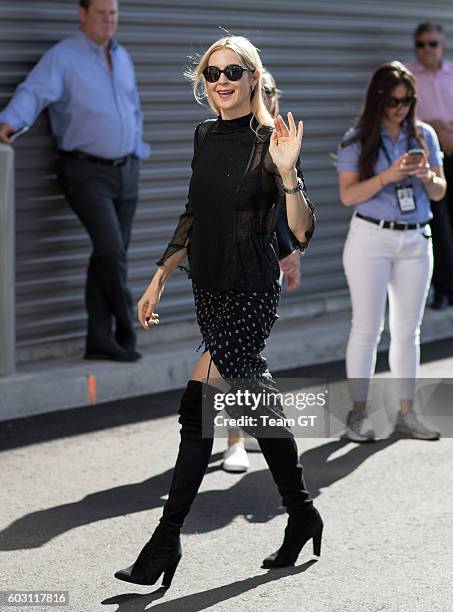 Kelly Rutherford seen at USTA Billie Jean King National Tennis Center on September 11, 2016 in the Queens borough of New York City.