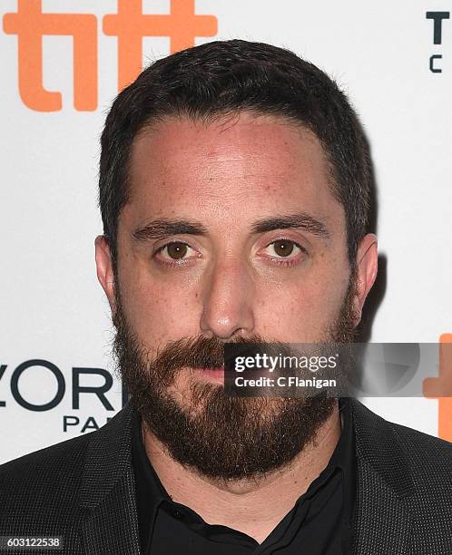 Pablo Larrain attends the 'Jackie' premiere during the 2016 Toronto International Film Festival at Winter Garden Theatre on September 11, 2016 in...