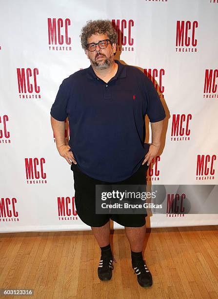 Neil LaBute poses at the After Party for The MCC Theatre Benefit Reading of Neil LaBute's "Reasons To Be Pretty Happy" at Ramsacle on September 11,...