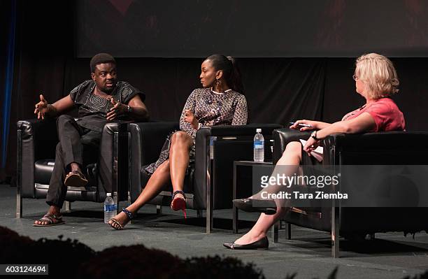 Director Kunle Afolayan, actress/singer Genevieve Nnaji and moderator Wendy Mitchell discuss Nigeria's film industry and the international rise of...