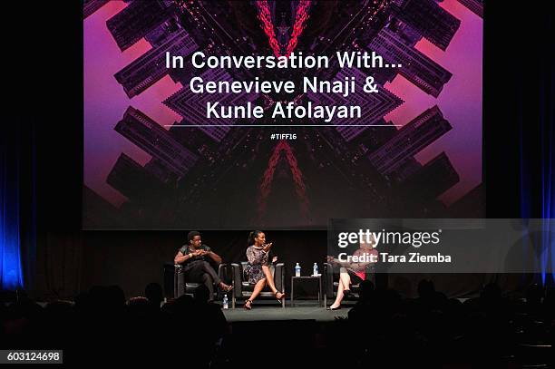 Director Kunle Afolayan, actress/singer Genevieve Nnaji and moderator Wendy Mitchell discuss Nigeria's film industry and the international rise of...