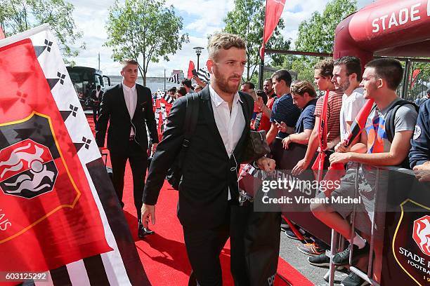 Pedro Henrique of Rennes during the french Ligue 1 match between Stade Rennais and SM Caen at Stade de la Route de Lorient on September 11, 2016 in...