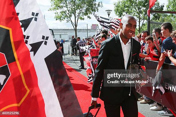 Gelson Fernandes of Rennes during the french Ligue 1 match between Stade Rennais and SM Caen at Stade de la Route de Lorient on September 11, 2016 in...