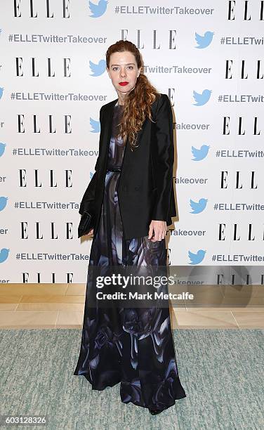 Bianca Spender arrives at TwitterAU HQ on September 12, 2016 in Sydney, Australia.