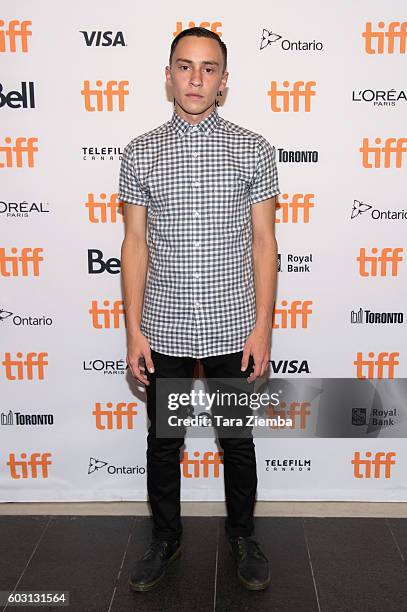 Actor Keir Gilchrist attends the premiere for 'Katie Says Goodbye' during the 2016 Toronto International Film Festival at TIFF Bell Lightbox on...