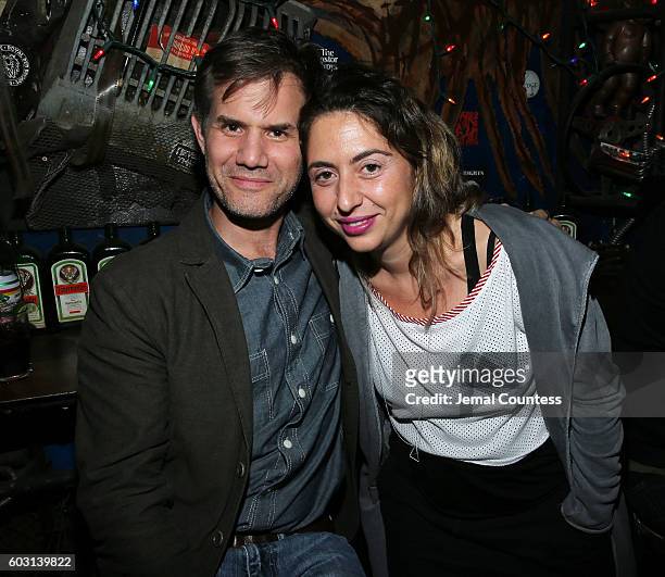 Senior Programmer at the Sundance Film Festival John Nein and Director Sofia Exarchou attend Locarno's Late Drink At TIFF at Bovine on September 11,...