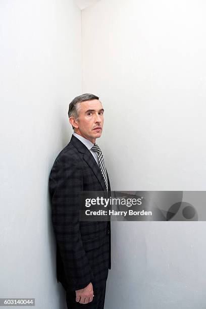 Comedian, actor and campaigner Steve Coogan is photographed for the Guardian on September 14, 2015 in London, England.