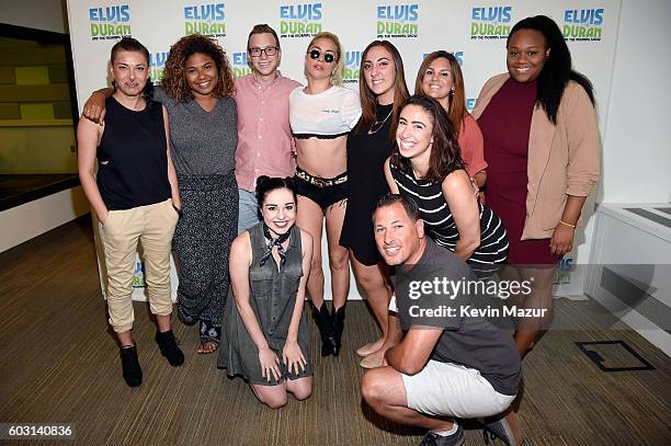 Lady Gaga visits "The Elvis Duran Z100 Morning Show" at Z100 Studio on September 12, 2016 in New York City.