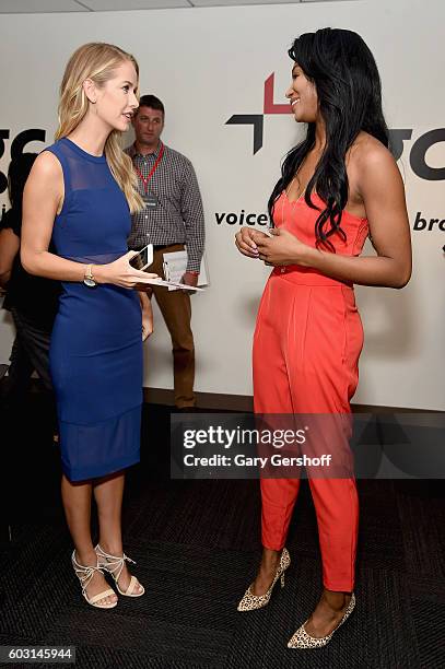 Miss USA 2015 Olivia Jordan and Miss USA 2012 Nana Meriwether attend Annual Charity Day hosted by Cantor Fitzgerald, BGC and GFI at BGC Partners, INC...