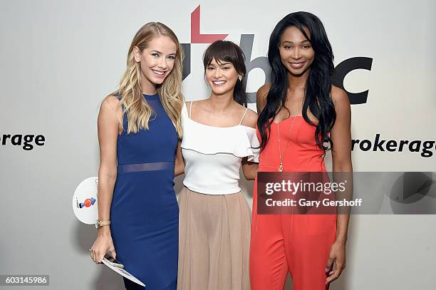 Miss USA 2015 Olivia Jordan, Miss Universe 2016 Pia Alonzo Wurtzbach and Miss USA 2012 Nana Meriwether attend Annual Charity Day hosted by Cantor...