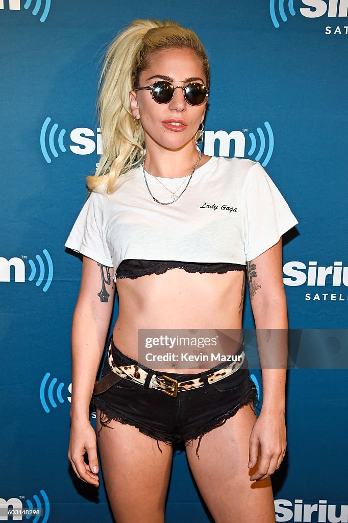 Lady Gaga Visits The SiriusXM Studios